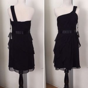 SOLD! Adrianna Papell One Shoulder Dress